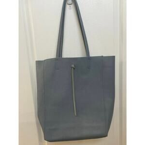 Borse in Pelle blue 100% unlined Leather Tote bag Italy